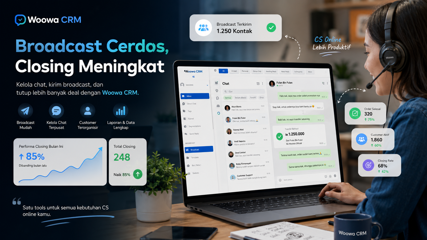 cara broadcast WhatsApp